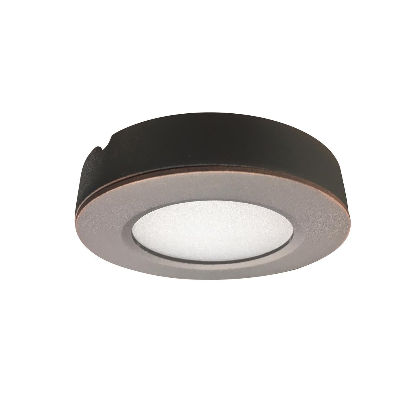 Nora Lighting Josh LED Puck Light, 12 Volts (Bronze, 3000K - Warm White)