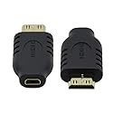 chenyang Type D Micro HDMI Socket Female to Type-C Mini HDMI 1.4 Male Convertor Adapter: Electronics