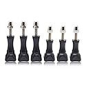 YonGoo Thumbscrews 3pcs Long Thumbscrews and 3pc Short Thumbscrews Compatible with GoPro Hero 11 10 9 8 7 6 5 4 Session 3+ 3 2, Fusion, Xiaomi Yi DJI