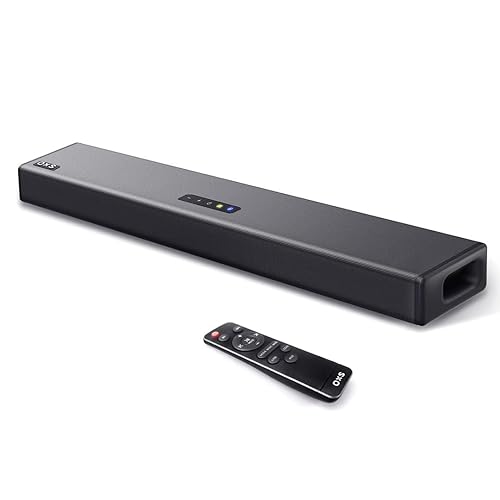 OXS S3 Sound Bars for TV, Home Theater Audio with Dynamic Bass, 3D Surround Sound System TV Sound Bar, TV Speakers, Bluetooth 5.0/Aux/Optical/Coaxial