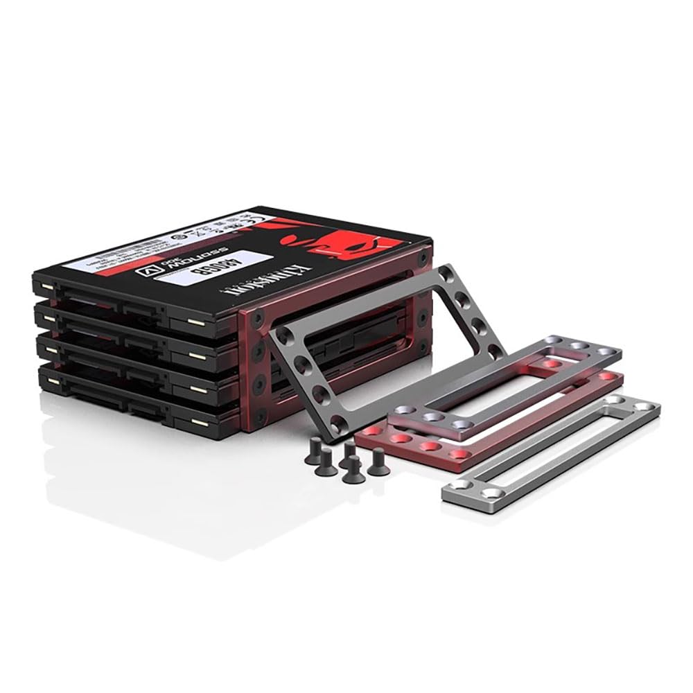 2.5 inch Solid State Hard Disk SSD Aluminium Alloy Bracket ITX Computer case Built-in PC SSD HDD Bracket 3 Bays SATA PATA Computer Hard Disk Rack