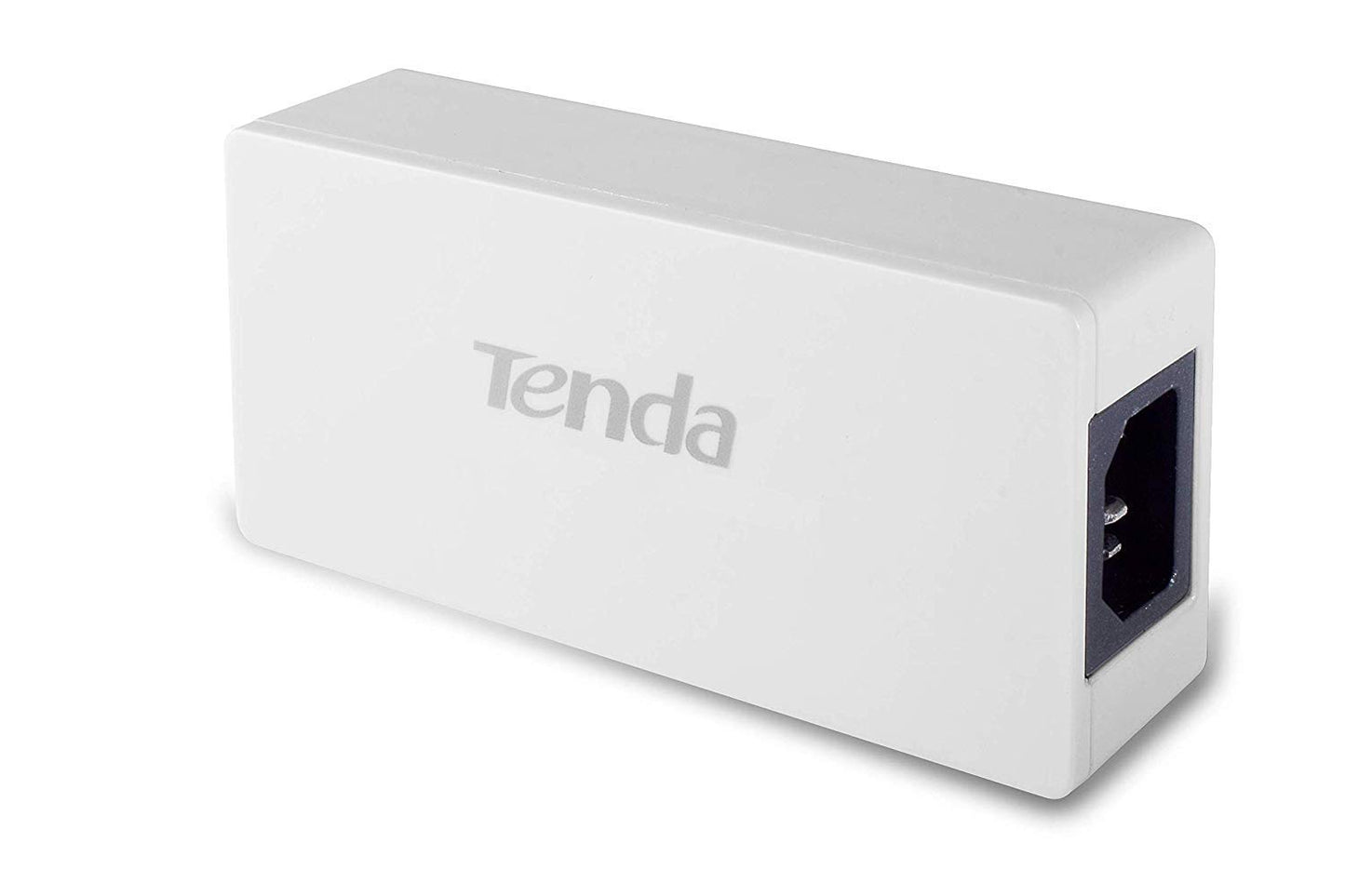Tenda PoE Injector 48V, IEEE802.3at Gigabit PoE Injector up to 30W, Compatible with IEEE 802.3af, RJ45 Port, Passive PoE 10 / 100Mbps, Distance Up