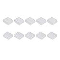 Futheda 10PCS Silicone USB 3.1 Type C Male Interface Port Plug Cover Stopper Anti Dust Cap Protector - Clear