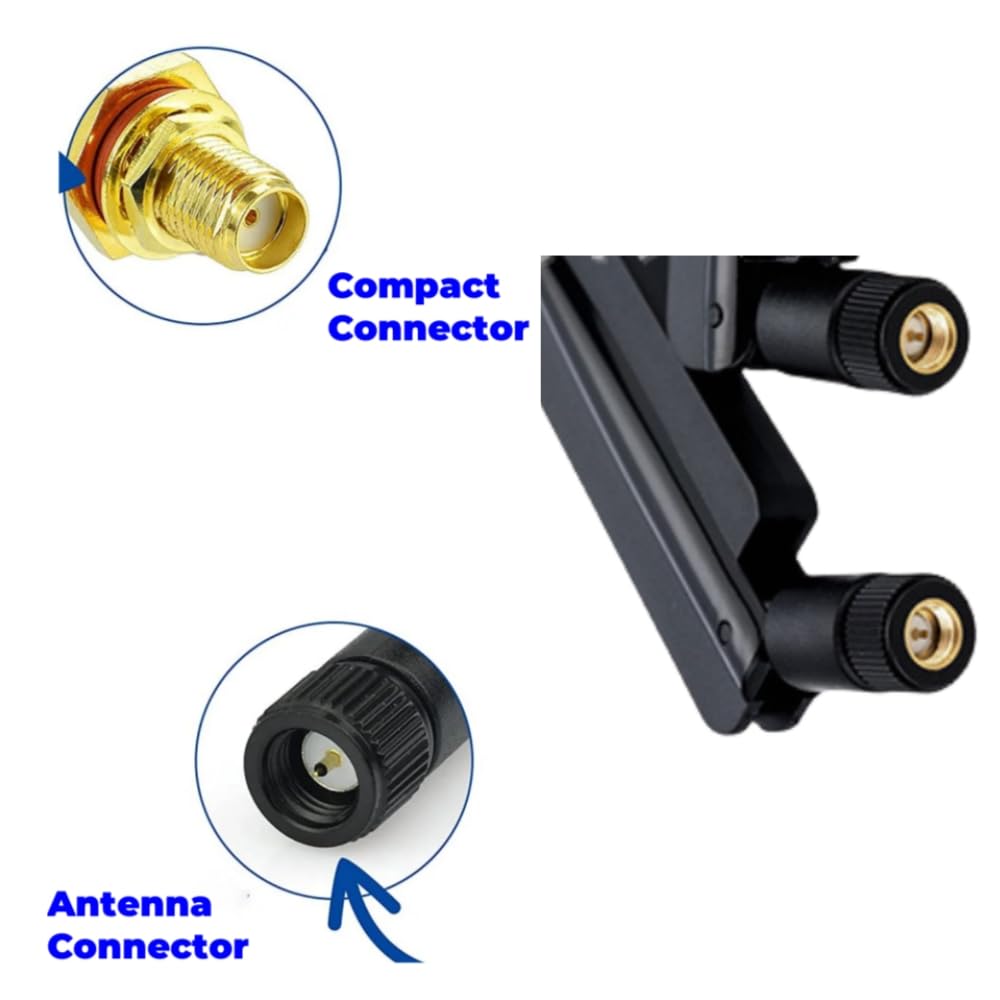 4G LTE Antenna 10dbi 698-2700MHZ 3G 4G LTE Universal Wide Band Omni Directional Paddle Antenna with SMA Male