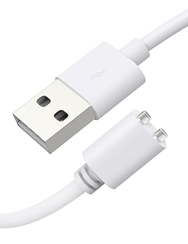 Bicmice 2.6Ft Magnetic USB DC Charger Cable Wireless Replacement Charging Cord-(5mm/0.2in)