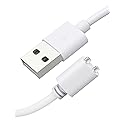 Bicmice 2.6Ft Magnetic USB DC Charger Cable Wireless Replacement Charging Cord-(5mm/0.2in)
