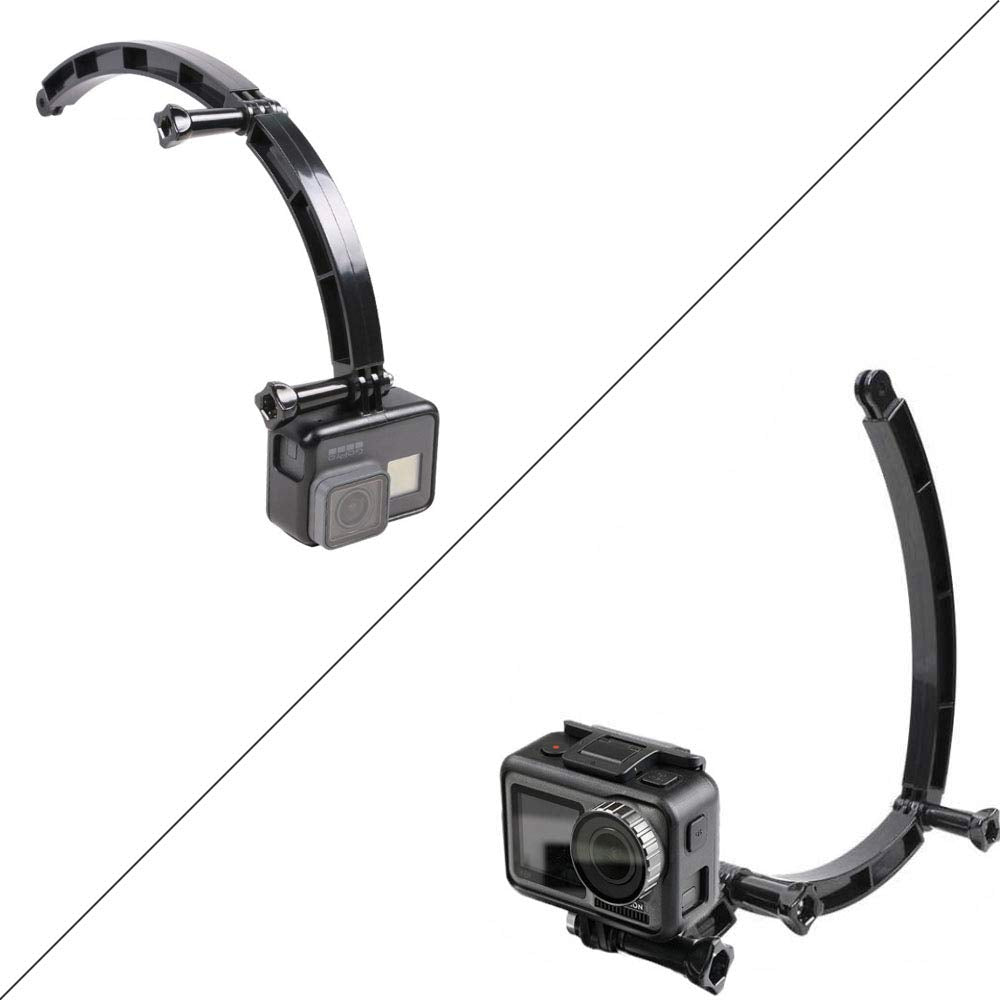 OctinPris 3-in-1 Curved Arced Extension Arms in Different Lengths(7.5/13.5/19.5cm) Compatible for Gopro Series, SJCAMs, Geekpro and Other Action Cams