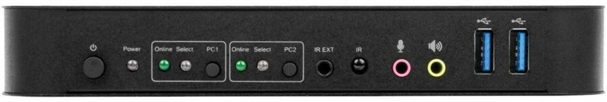 SolidKVM SK05 DisplayPort 1.4 and USB 3.0 2×1 KVM Switch 4K@60Hz, HDR, HDCP 2.2, IR, DP 1.4, USB Sharing, USB 3.0 Cables