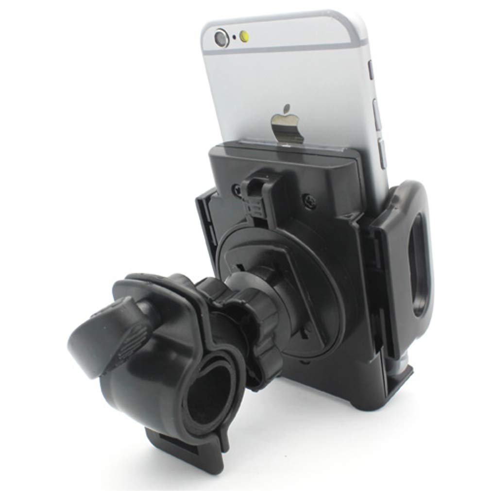 Handlebar Bicycle Mount for Galaxy A12 A32 A42 A51 A52 A71 A72 5G Phones - Holder Bike Cradle Dock Swivel Heavy Duty D2O Compatible with Samsung