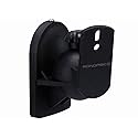 Monoprice Low Profile 7.5 lb. Capacity Speaker Wall Mount Brackets (Pair) Black