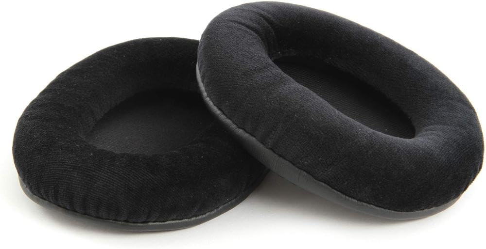 Shure HPAEC1840 Replacement Headphone Cushions, Velour Ear Pads for SRH1840 Professional Open Back Headphones (Pair)