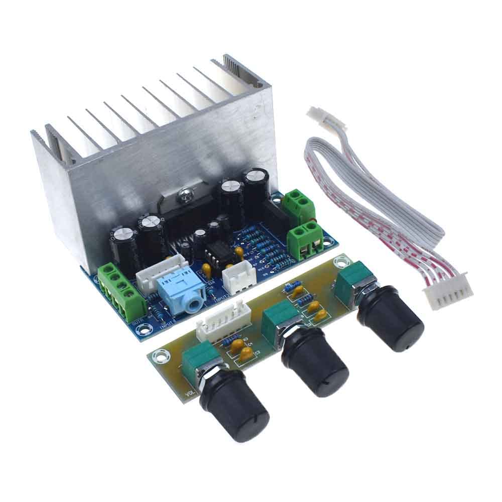 RELAND SUN XH-M342 2.1 Subwoofer 2x20W+30W Amplifier Board Speaker TDA7377 Power Amplifier