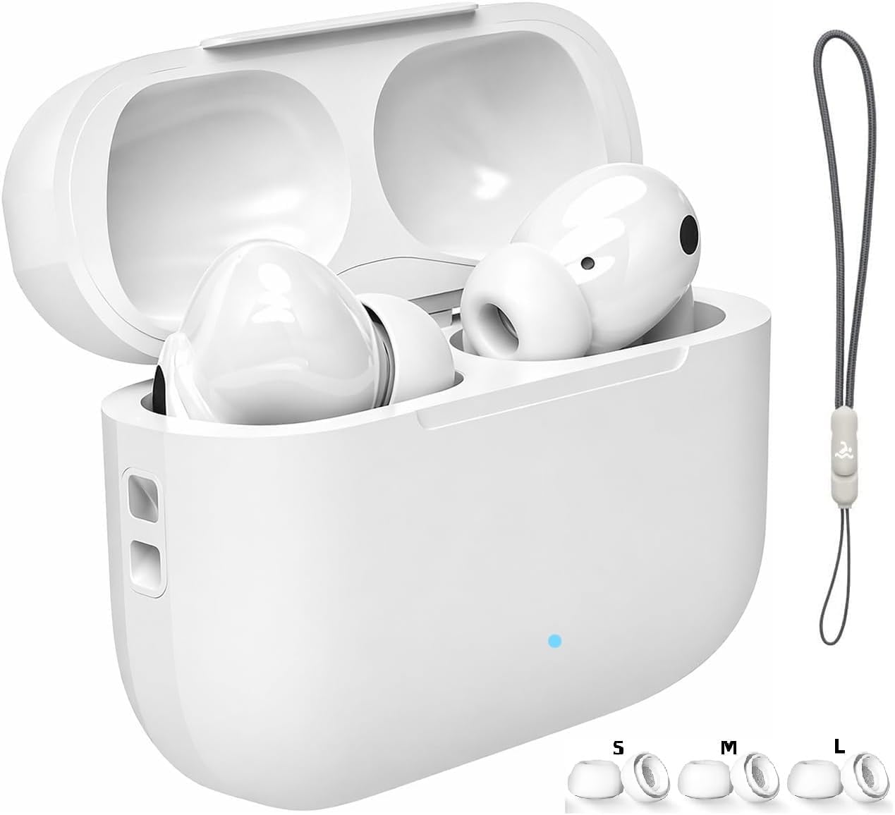 AOLBSPD Wireless Ear Buds Air Buds Pro (2nd Generation), Bluetooth Headphones with Charging Case Included, Over 42 Hours of Battery Life, Effortless