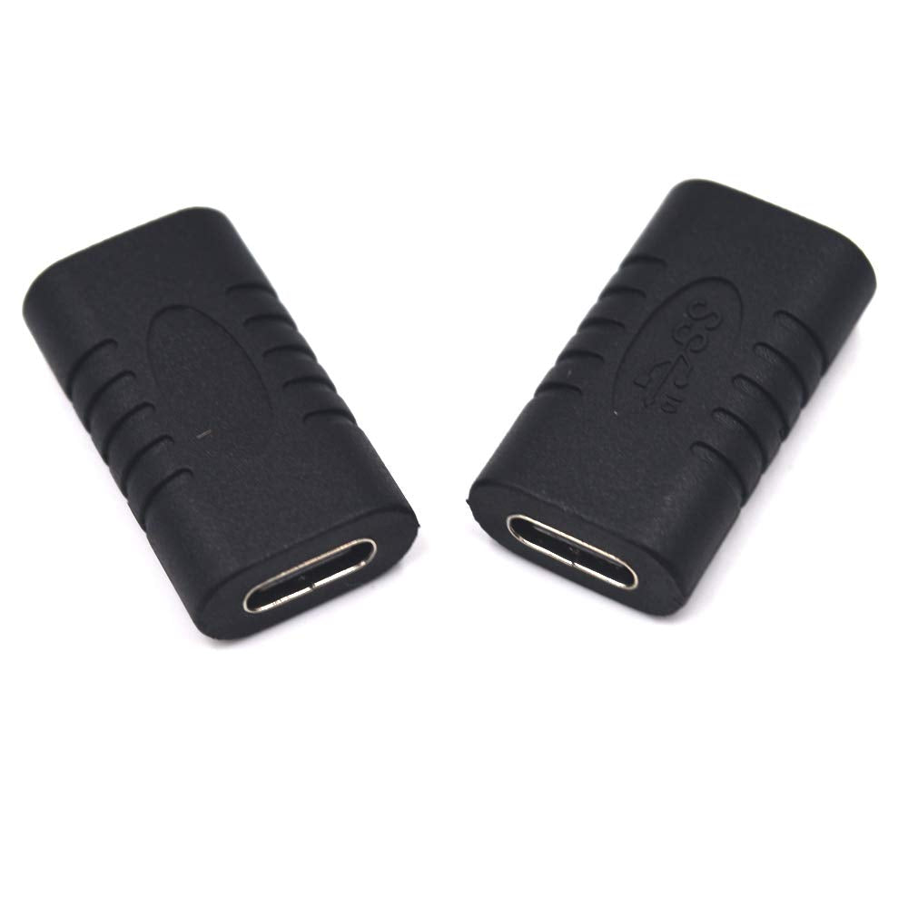 Kework 2 Pack USB Type C Coupler, USB 3.1 C Female to Female Extension Connector Adapter