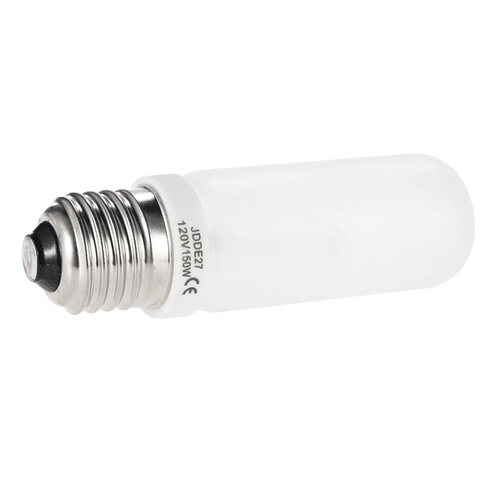 VSTAR 2 Pack JDD Type 150W 110-130V E26/E27 (Standard Edison Screw) Frosted Halogen Light Bulb, Replacement Modeling Bulb for Photo Studio Strobe