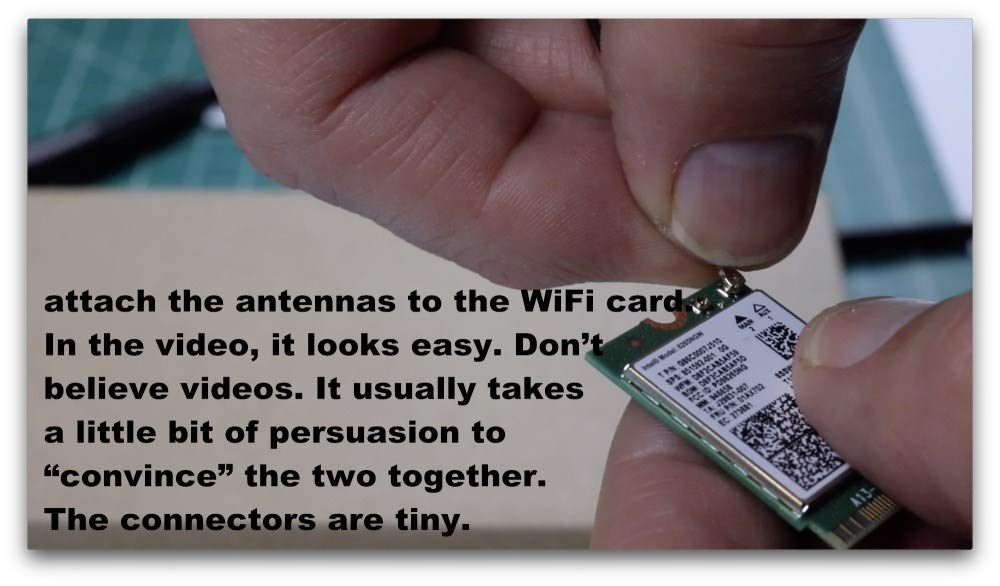 10dBi 2.4GHz 5GHz 5.8G Dual Band WiFi RP-SMA Male High Gain Antenna & MHF4 to RP SMA Female Cable Antenna for NGFF M.2 AX200 9260 WiFi Card Wireless