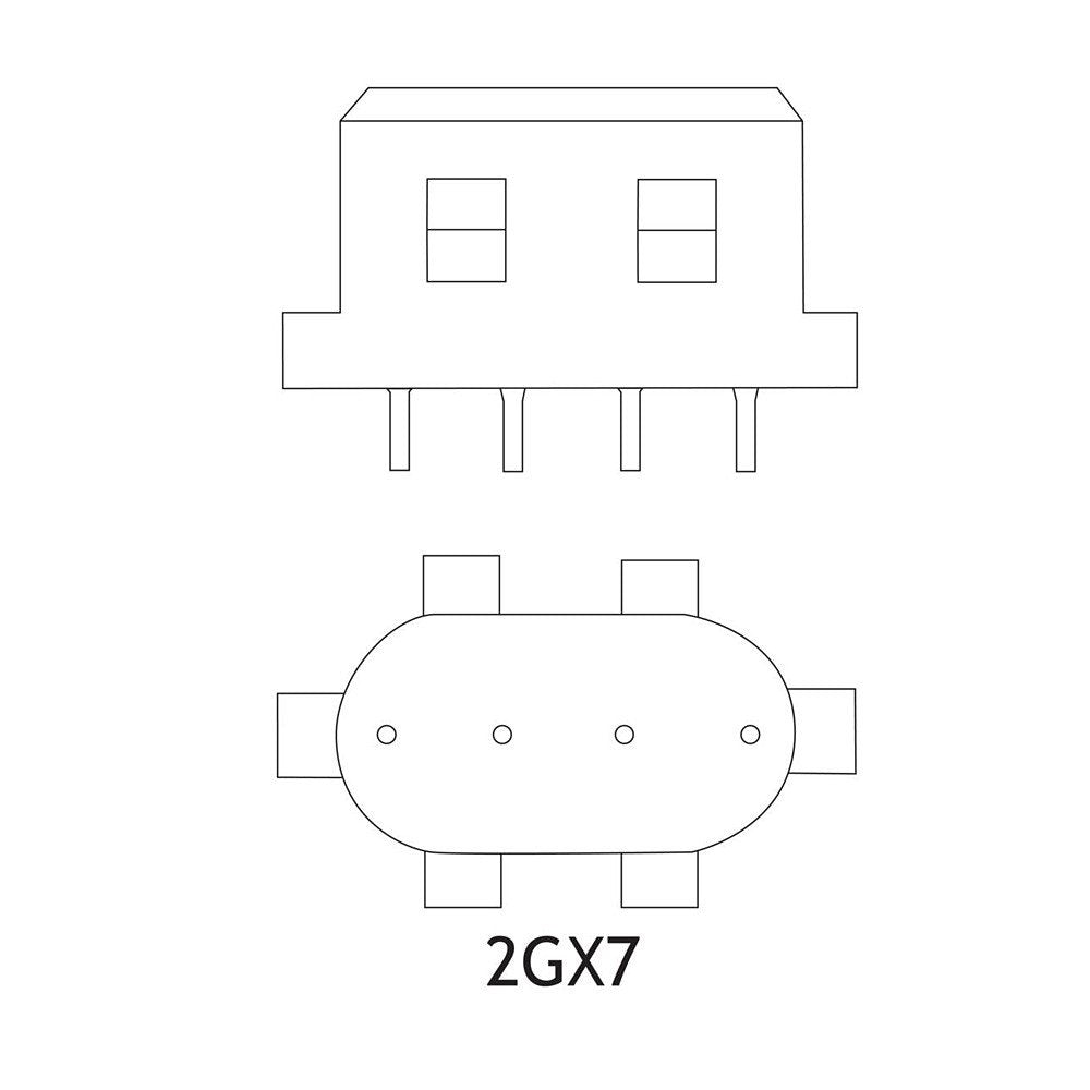 Ushio BC8841 13W T4 4-Pin (2GX7) Base 3,500K Single Tube Compact Fluorescent Light Bulb