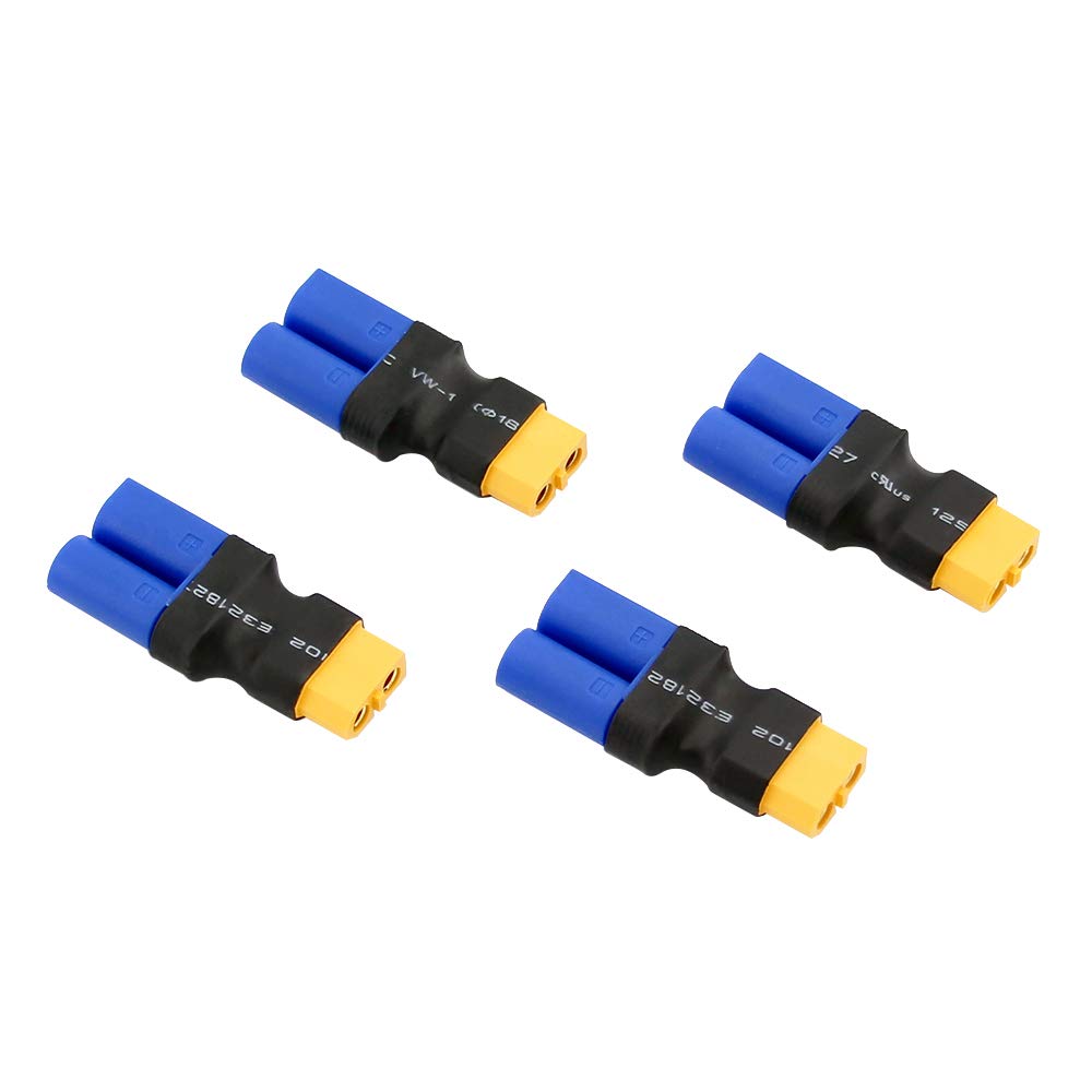 4pcs Male EC5 to XT60 / XT-60 Female Connector Adapter for Turnigy/Zippy(BDHI-84)