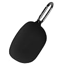 Geiomoo Silicone Case for Sony WF-1000XM5, Protective Cover with Carabiner (Black)