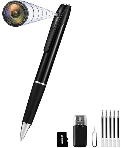 DUVIX Mini Camera Small 1080P Portable Security 32GB Cam Pen | Home Security Mini Nanny Camera