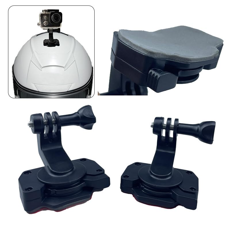 ThtRht Action Camera Helmet Mount Holder Universal Self-Adhesive Sticky Mounts for Gopro Hero DJI Osmo Insta 360 Sjcam Waterproof Underwater Camera