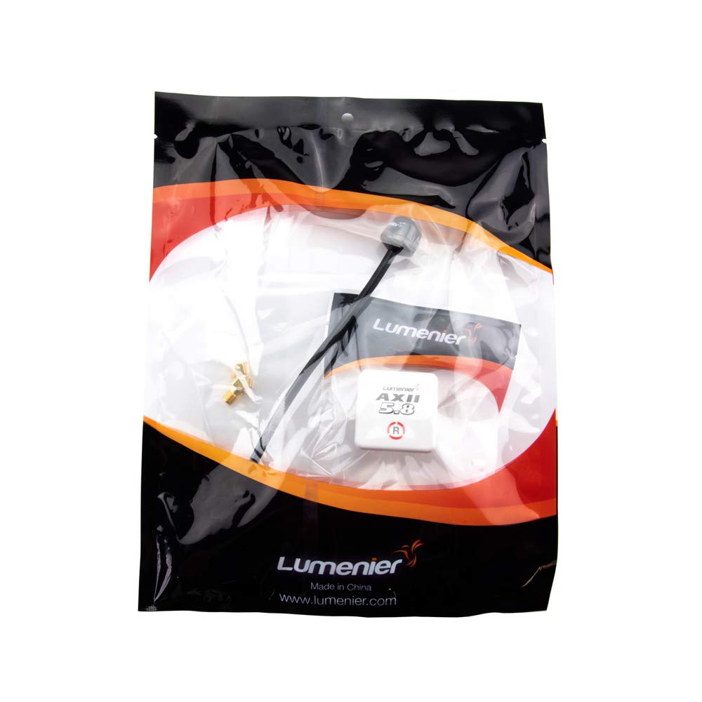 Lumenier AXII 2 Long Range Diversity Antenna Bundle 5.8GHz (RHCP) - 1 - Black