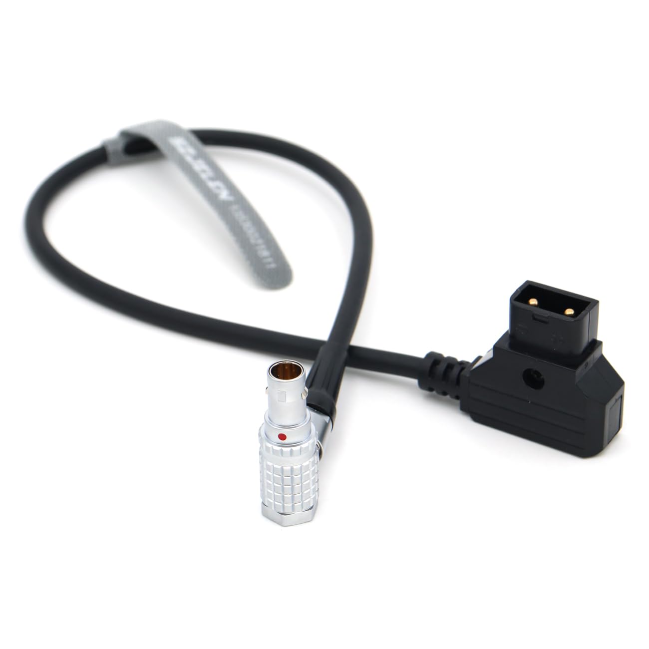 SZJELEN D-Tap to Right Angle 0B 2 Pin Male Power Cable for Teradek Bond SmallHD Monitor Z CAM E2 Camera DJI Ronin ARRI 60cm/23.6 inches (Dtap - Right