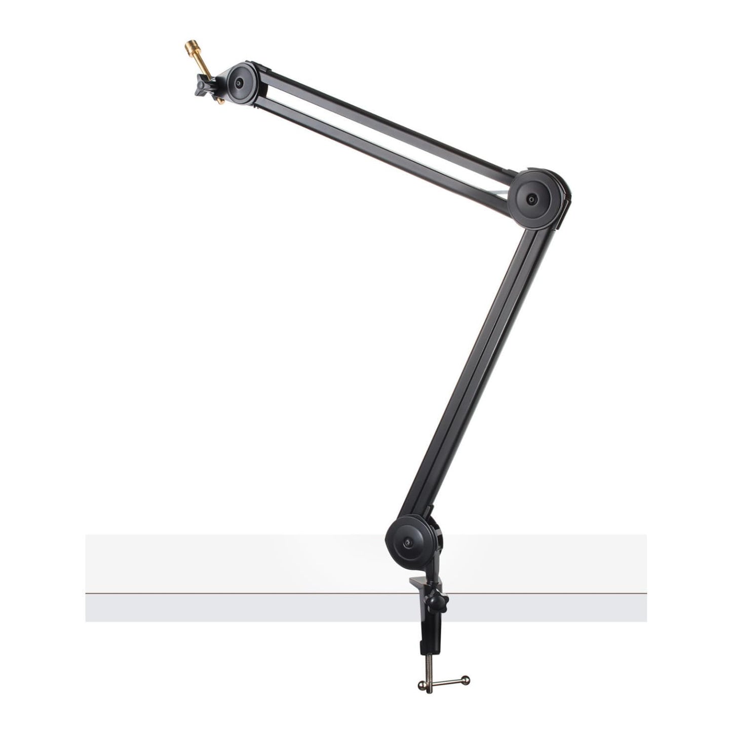 Knox Gear Professional Microphone Stand for Yeti and Snowball Microphones (Black, Steel, Basic/Functional, 5/8-inch Thread, Up to 5 lbs, 30-inch Arm)