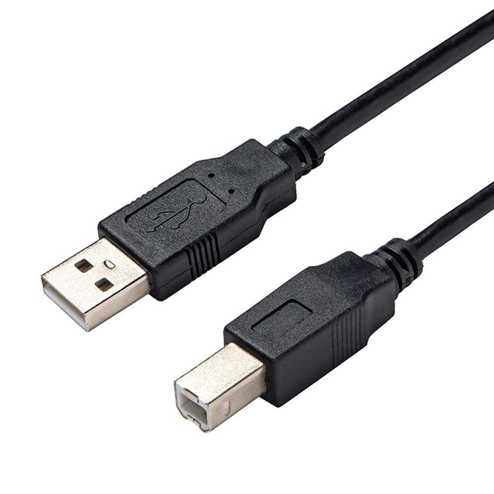 AlyKets USB 2.0 Printer Cable/Cord for Canon MX492 MX490 MX479 MX472 MP150 MP230 MP499 Printer, Brother, HP, Lexmark, Epson, Dell, Xerox, Samsung etc