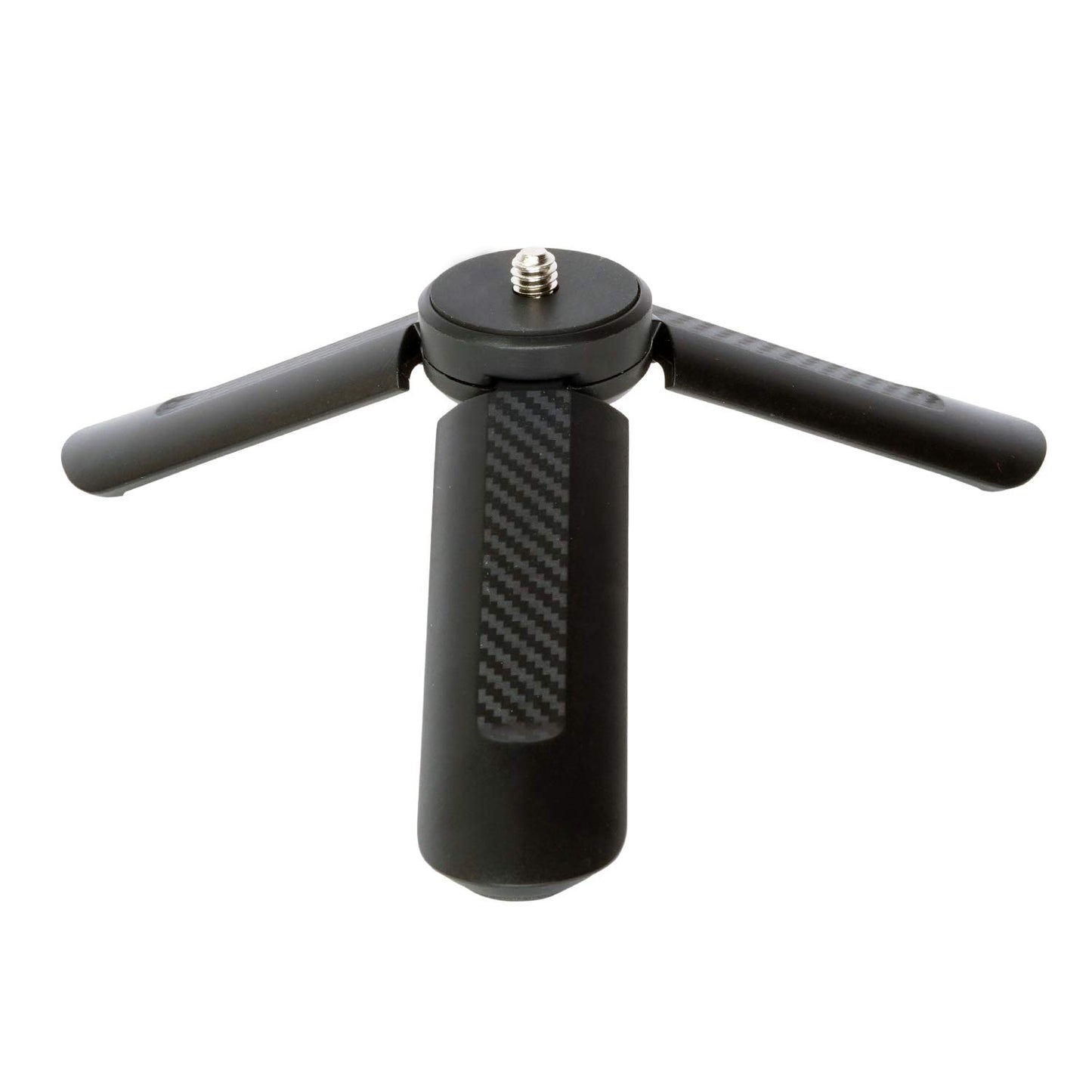 Movo TR-1 Compact Mini Tabletop Tripod/Hand Grip with 1/4" Screw and Folding Feet. Compatible with GoPro, DSLR, Camera, Osmo, Pocket Projector, Zoom