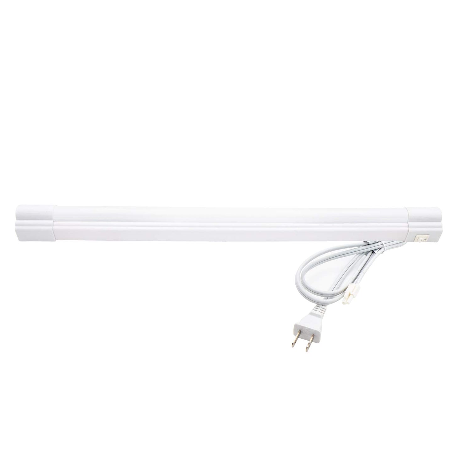 Maxxima 18 inch LED Under Cabinet Light - 900 Lumens Warm White 3000K, Undermount Strip Lighting for Kitchen, Closet, and Bedroom, On/Off Switch, Plug
