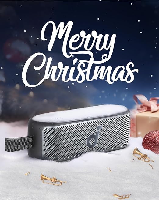 Soundcore Motion 100 Portable Speaker, Bluetooth Speaker with Wireless Hi-Res, 2 Full Range Drivers for Stereo Sound, Ultra-Portable Design