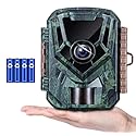 KJK Trail Camera 36MP 2.7K, Mini Game Camera with Night Vision 0.1s Trigger Time Motion Activated 130°Wide-Angle, Waterproof Trail Cam with 2.0” HD
