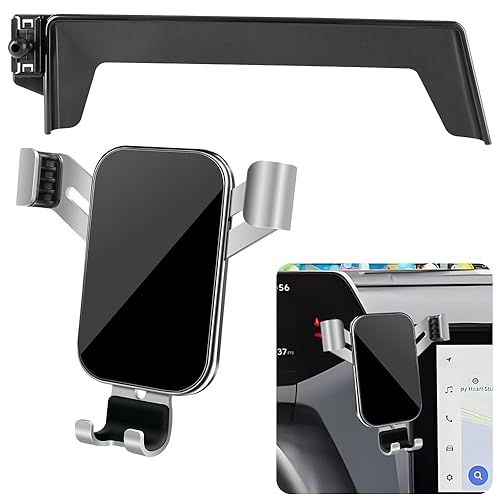 LUNQIN Car Phone Holder for 2023 2024 2025 2026 Toyota Prius Limited and XSE Premium?12.3-inch Touchscreen? Auto Interior Accessories Best Cell Phones