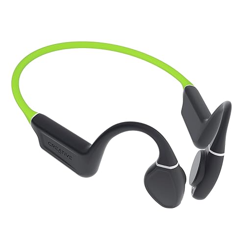 Creative Outlier Free+ Wireless Bone Conduction Headphones with Adjustable Transducers, IPX5 Sweat and Splash Resistance, Multipoint connectivity, Up…