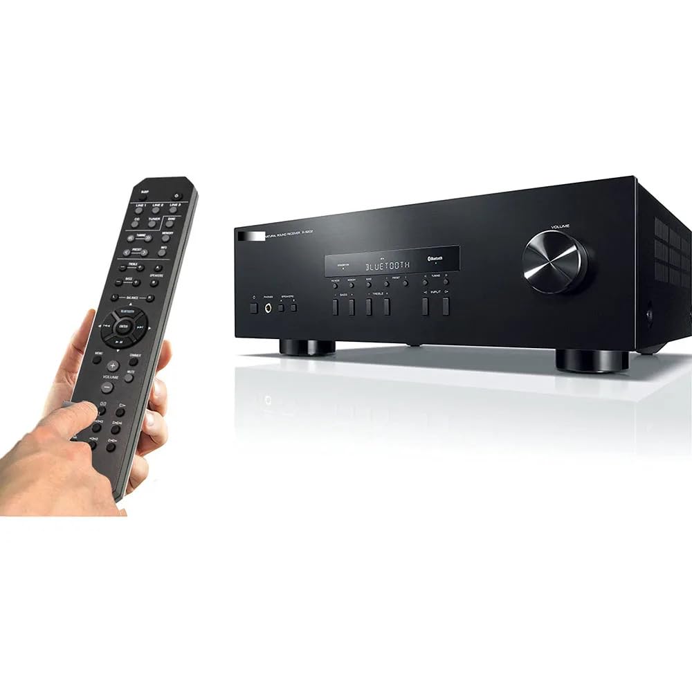 RAX33 ZU49260 Replacement Remote Control Applicable for Yamaha RS202 RS202BL R-S202 R-S202BL R-S202D RS202D Stereo Receiver
