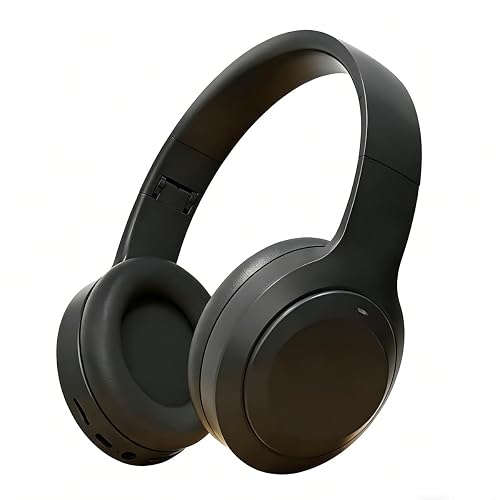 Wireless Bluetooth 5.4 Headphones Over Ear ,Noise Reduction Wireless Headphones with Microphone/Deep Bass,Adjustable HiFi Stereo Foldable On Ear