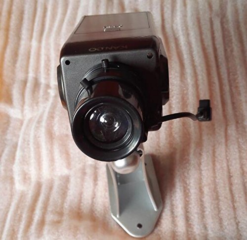 Motion Detection Led Flashing Dummy Camera Imitation CCTV Movement Function Scaring Monitor IR Led Flash Move Fake Gun