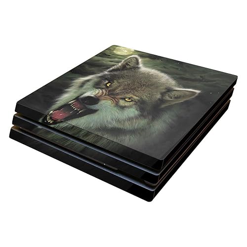MightySkins Skin Compatible with Sony PS4 Pro Console - Night Breed | Protective, Durable, and Unique Vinyl Decal wrap Cover | Easy to Apply, Remove
