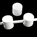 Cable Accessory Organizer Aluminum Wire Organizer Cable Management Clamps Home and Office Cable Management Clamps Sturdy Stylish Durable 3pcs(White)