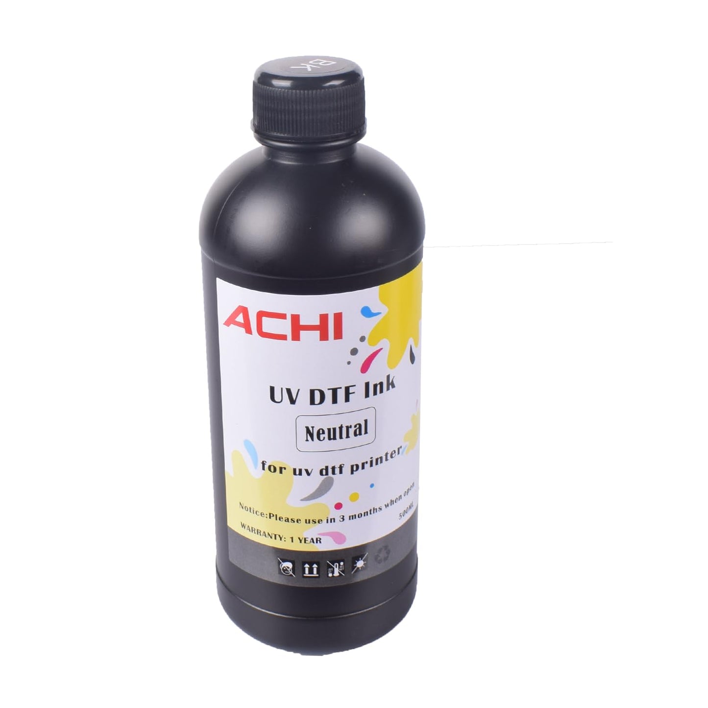 Oabduz 500ML UV DTF Ink UV DTF Printer Ink 500ML Neutral UV DTF Ink for XP600 UV DTF Printer Sticker Machine Varnish 500ML/Bottle (500ML-Varnish)
