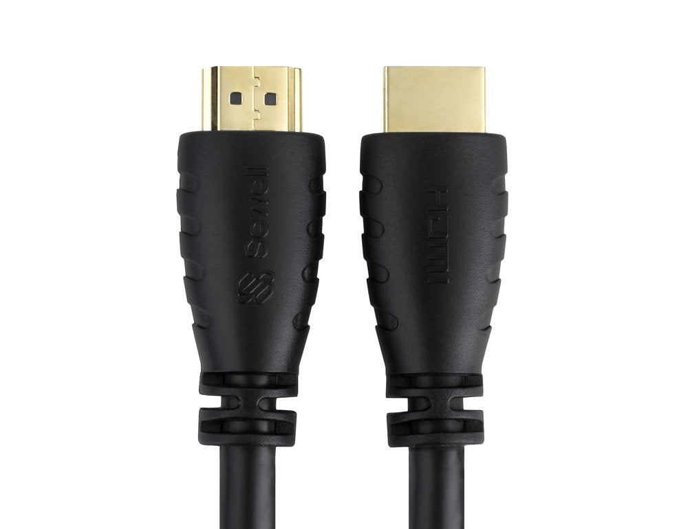 Silverback S4 HDMI Cable, 25 ft. 4K 60Hz 4:4:4, 1080p 120Hz, 18 Gbps, HDMI 2.0, HEC, ARC, 3D, Gold-Plated