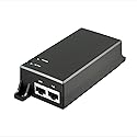 Gigabit PoE Injector 48V 15W, IEEE802.3af Power Over Ethernet PoE Adapter, Single Port PoE Power Injector for IP Camera Wireless/Wireless Access Point