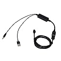 Yongjiangxia USB 3.5Mm Aux Interface Cable Compatible with BMW X3 X5 Series 3 5 Mini Charging Play Music