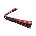 OliYin 1pc 6X Bare Wire to 4mm Banana Plug Parallel Adapter Battery Charging Cable 25cm
