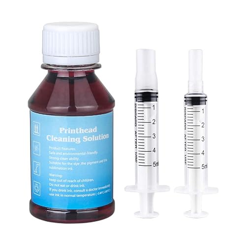 TBTeek Inkjet Print Head Cleaner for 902 564XL Ink Cartridges Work with Officejet 6950 6954 6962 6960 6961 6515 6512 Photosmart C410A D7560 Printer
