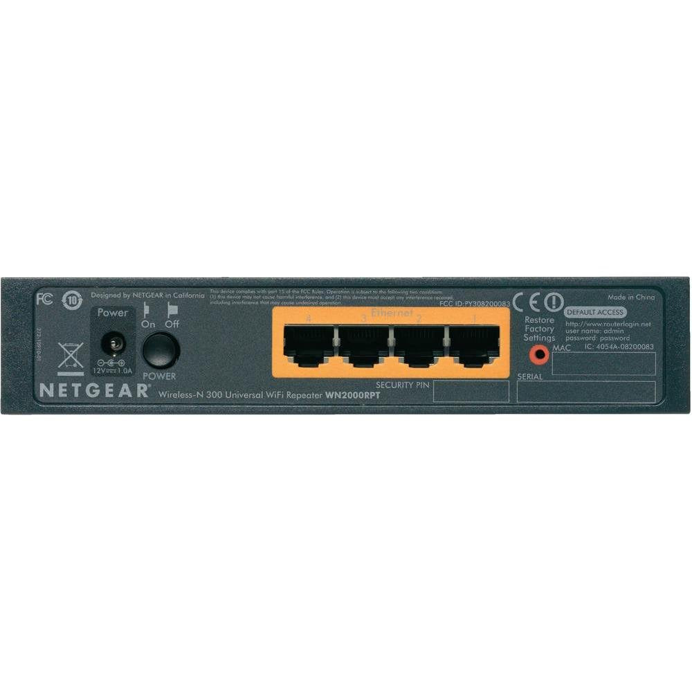 Netgear WN2000RPT Wireless-N 300 Repeater