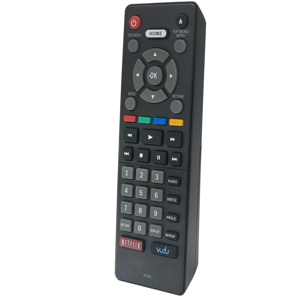 NC262 Replace Remote Control Work with Magnavox Blu-ray Disc DVD Player MBP5320 MBP5320F MBP5320/F7G