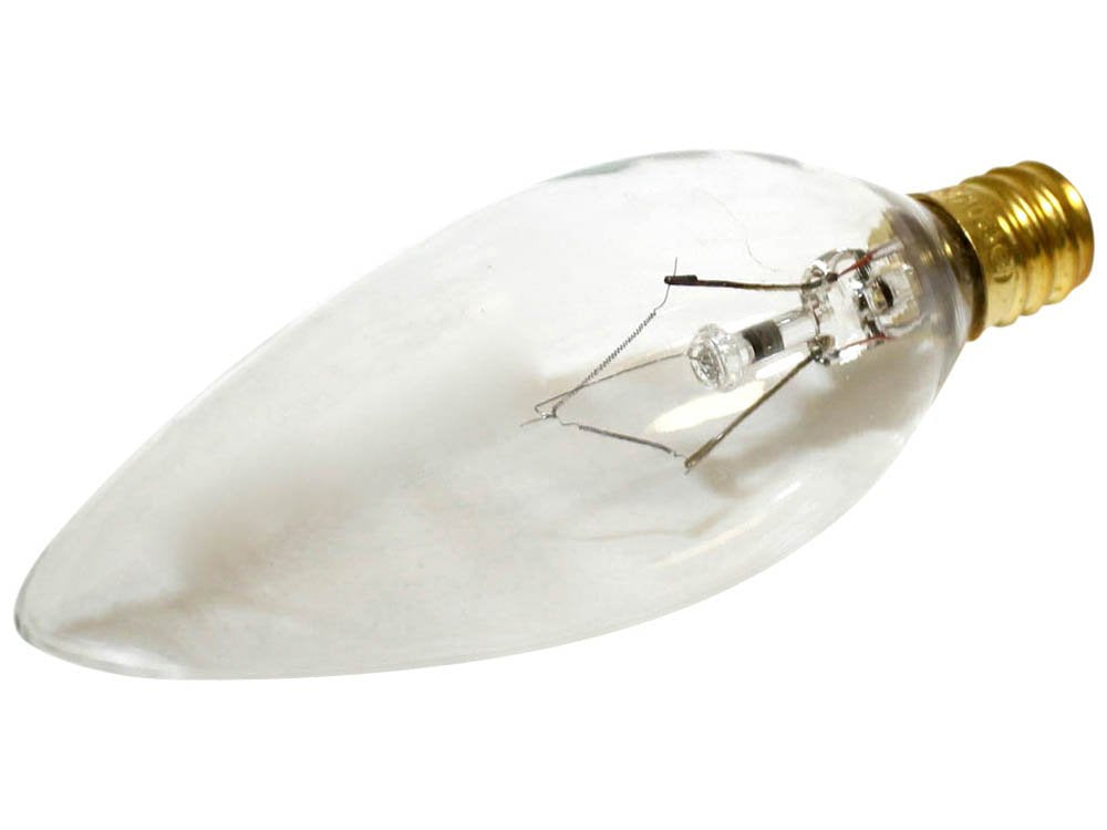 Bulbrite Incandescent B10 Candelabra Screw Base (E12) Light Bulb, 1 Count (Pack of 1), Clear