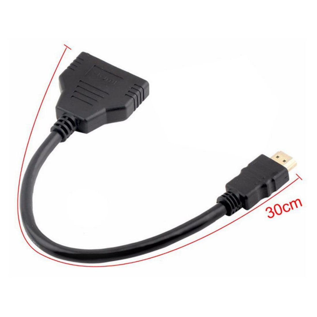 Chenyang HDMI 1 Male to 2 Female Y Splitter Switch Extension Adapter Cable for for PC HDTV Laptop 1080P